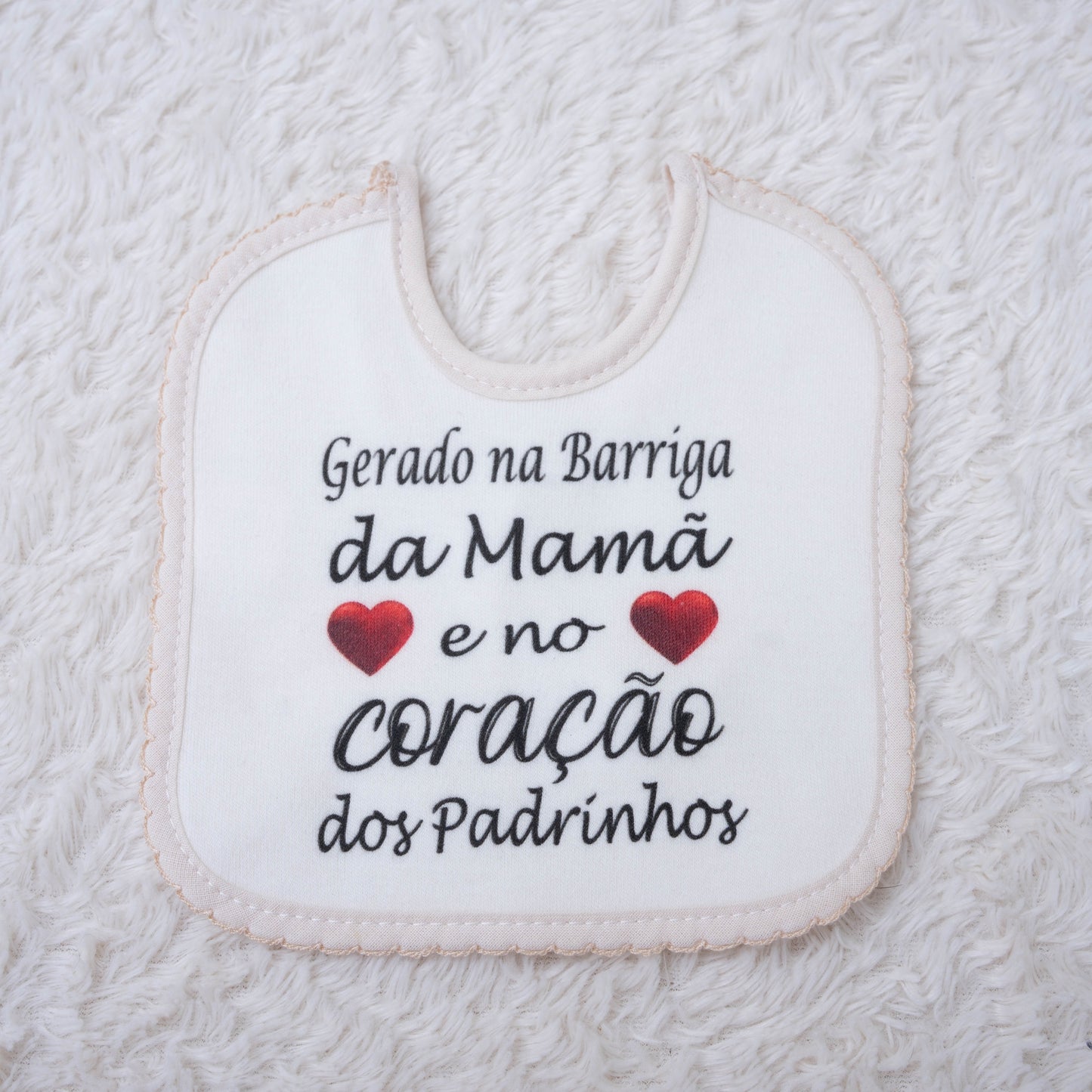 Babete Coração dos Padrinhos