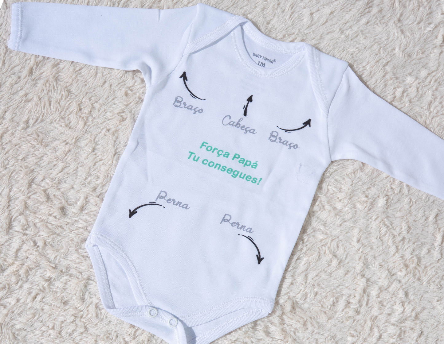 Body "Força Papá"