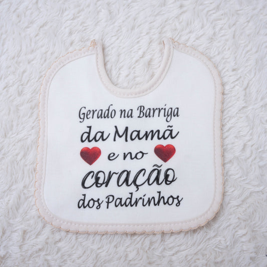 Babete Coração dos Padrinhos