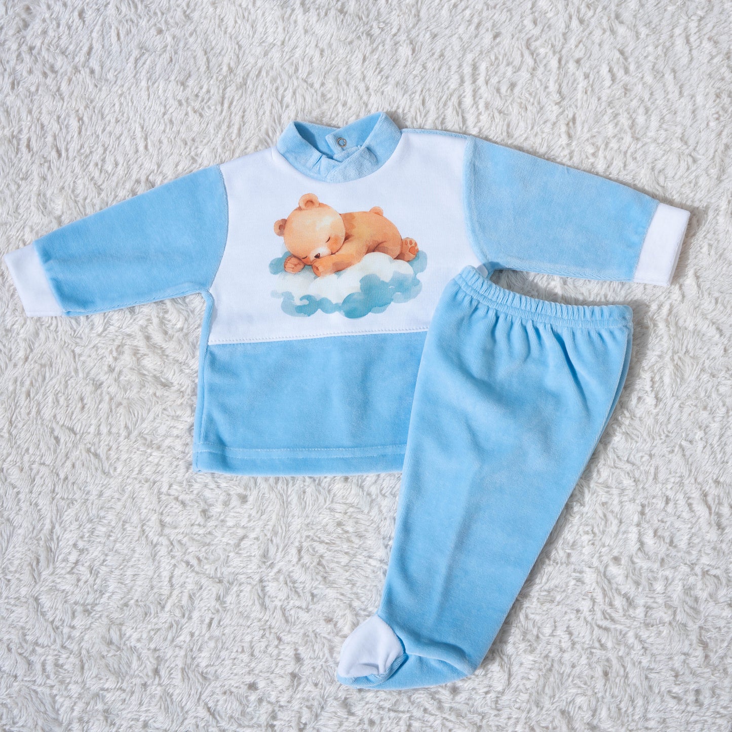 Conjunto "Ursinho" c/Nome - Tan