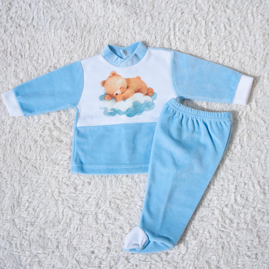 Conjunto "Ursinho" c/Nome - Tan